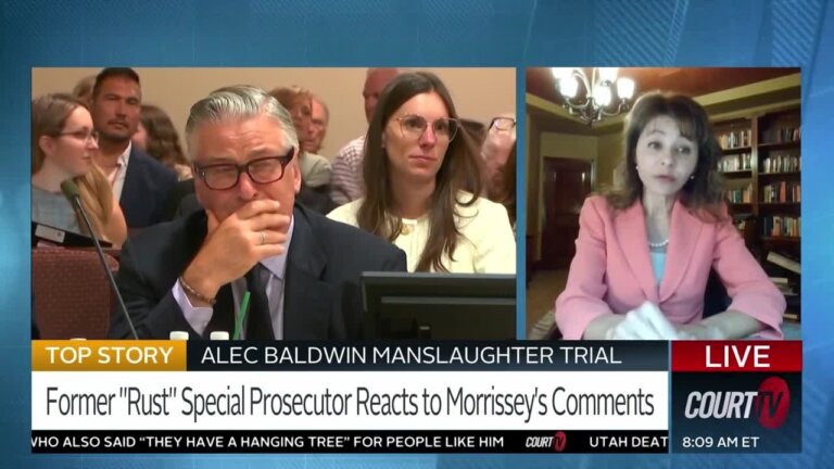 Former ‘Rust’ Prosecutor Reacts to Morrissey’s Comments