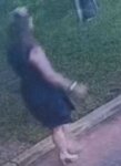 blurry photo of woman outside