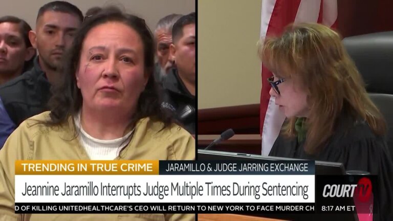 Judge to Jaramillo: 'I Am Sentencing You...You May Not Interrupt Me!'