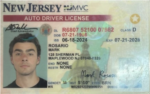 new jersey drivers license for Mark Rosario