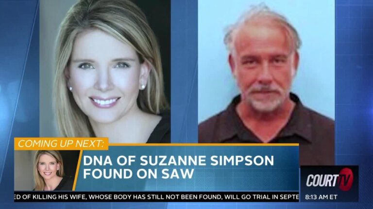 Suzanne Simpson's DNA Found on Saw Husband Tried to Hide