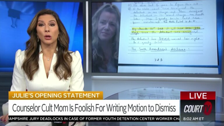 Lori Vallow Daybell's Handwritten Motion to Dismiss