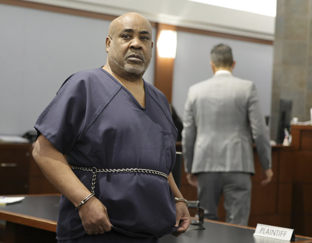 Duane "Keffe D" Davis in court for hearing on motion to dismiss charges for involvement in Tupac Shakur's murder.