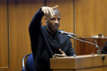A$AP Relli testifies during A$AP Rocky's trial