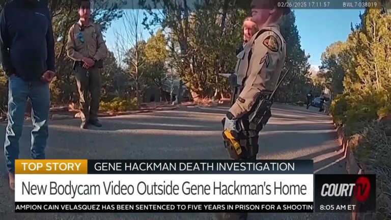 Bodycam Footage Shows Police Response To Gene Hackman's Home