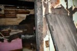 Burned door
