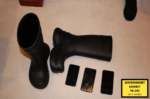 boots and cellphones at diddy's miami home