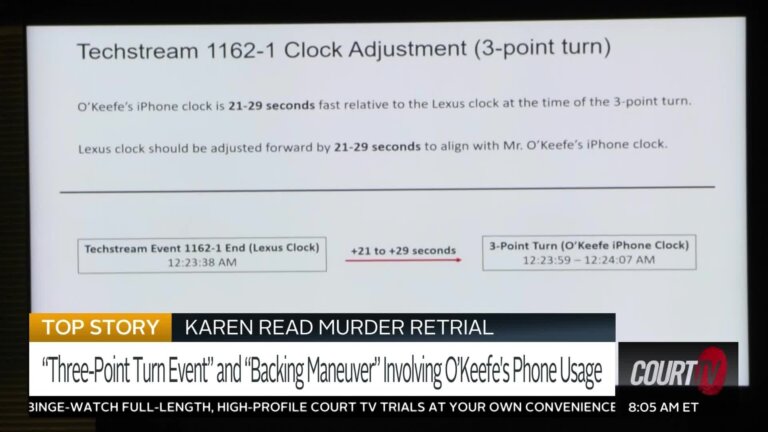 Karen Read Prosecution Aligns Lexus Data With O'Keefe's Phone