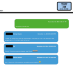 george kaplan and diddy text messages