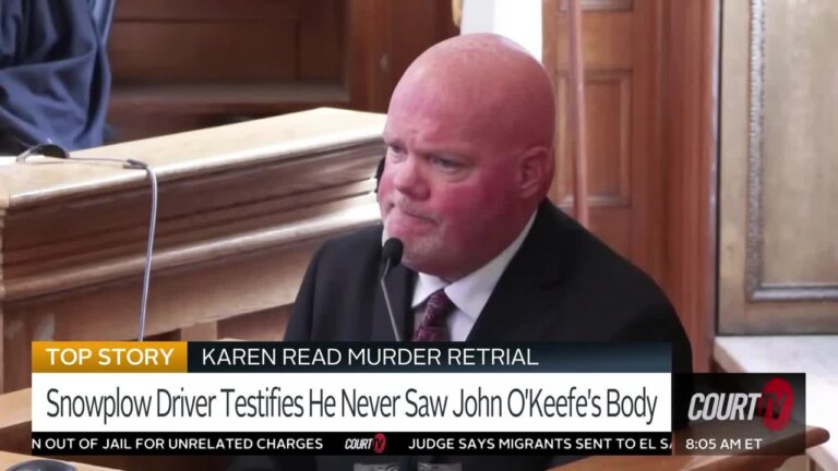 Snowplow Driver Testifies He Never Saw John O'Keefe's Body