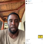 screengrab of diddy instagram video