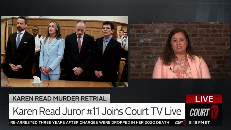 Karen Read Juror Joins Court TV Live