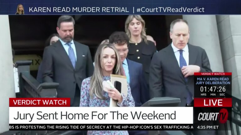 Jury Sent Home For the Weekend, Karen Read Speaks As She Exits Courthouse