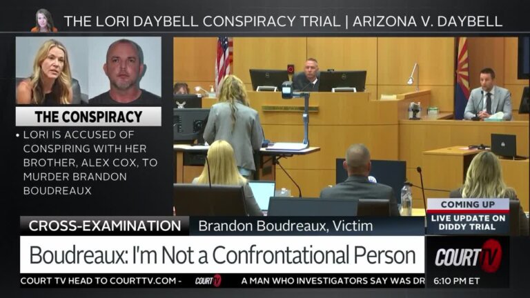 Lori Daybell Cross-Examines Victim Brandon Boudreaux