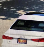 white audi surveillance photo