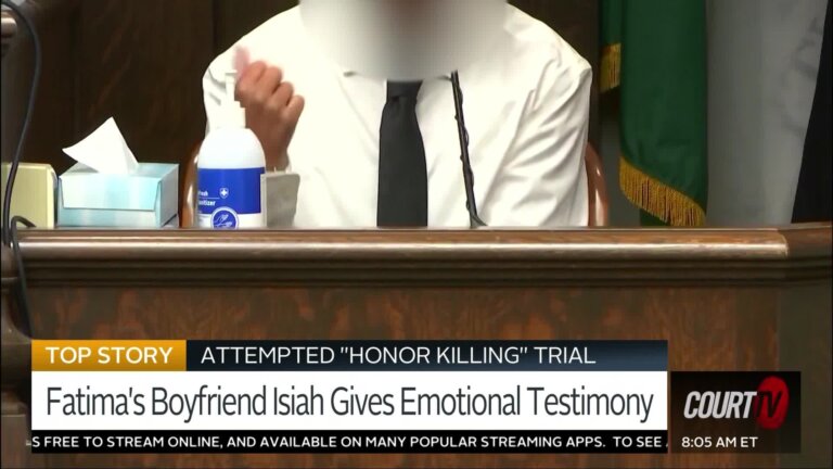 Emotional Testimony From Fatima Ali's Boyfriend Describing Attack