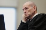 Judge Steven Hippler listens at the sentencing hearing of Bryan Kohberger