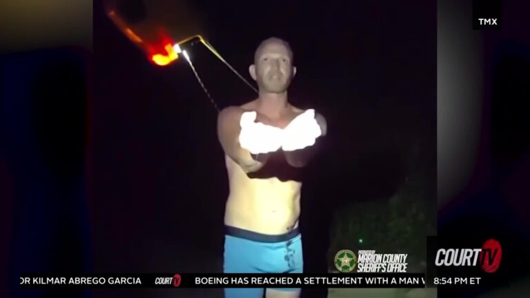 Man Fires Flare Gun, Strips to His Underwear, Somehow Resists Taser