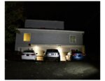 cars parked outside house