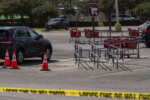 crime scene at a Target store