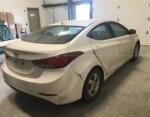 white Hyundai Elantra