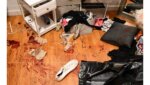 blood on floor