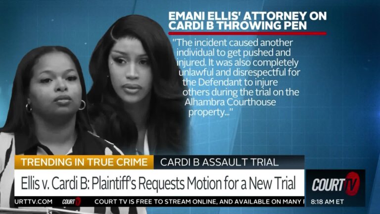 Cardi B Accuser Seeks New Trial; Cites Pen Throwing Incident