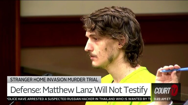 'No Comment': Matthew Lanz Declines to Testify in Murder Trial