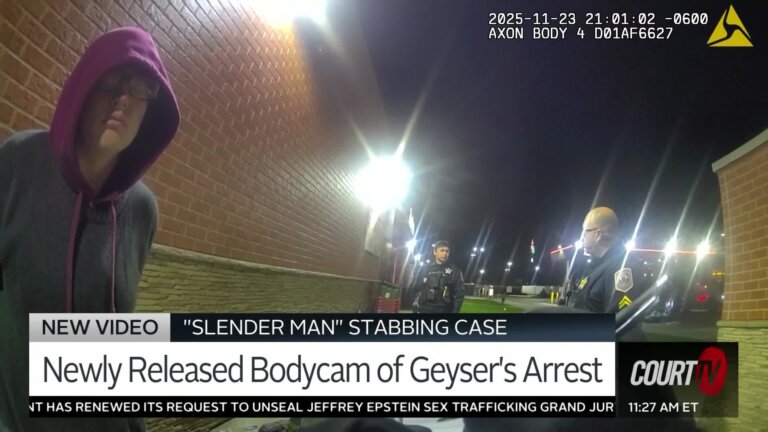 Bodycam Footage of 'Slender Man' Stabber Morgan Geyser's Arrest