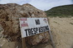 sign outside epstein compound