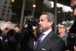 Alan Jackson, the attorney for Nick Reiner, arrives in court