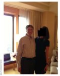 Bil gates and redacted woman
