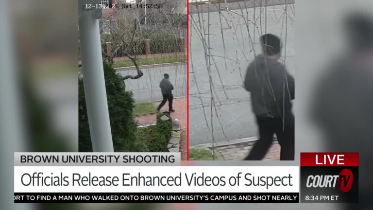 Officials Release Enhanced Video of Brown University Shooting Suspect