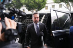 Alan Jackson, the attorney for Nick Reiner, arrives in court