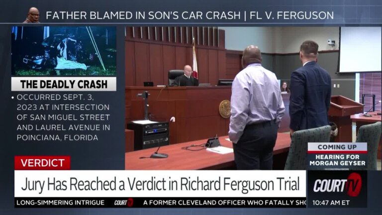 Jury Reaches Verdict For Father Blamed In Son's Car Crash