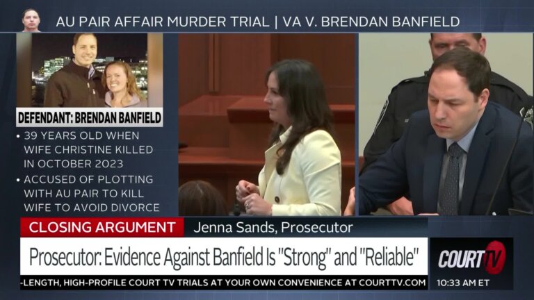 Prosecution: 'Plethora of Evidence' Points To Brendan Banfield's Guilt