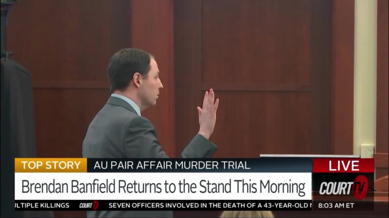 Brendan Banfield Returns To Testify, Denies Having a 'Plan' With Au Pair