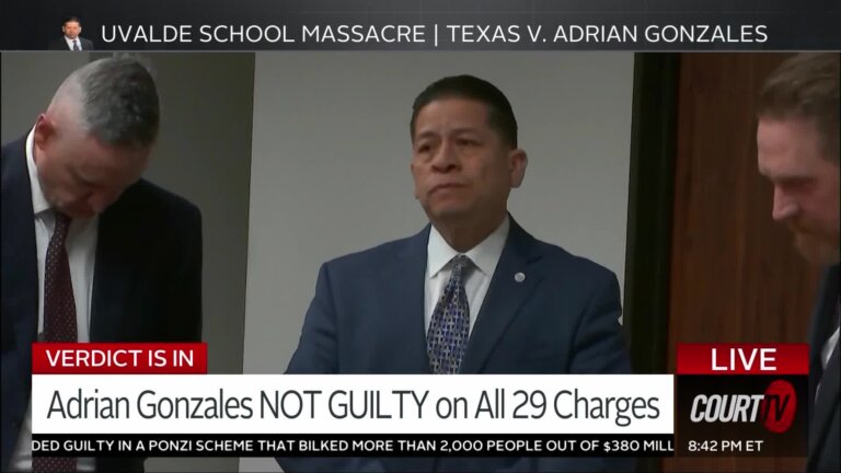 Adrian Gonzales Found Not Guilty on All 29 Uvalde Charges