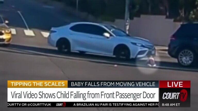 Mom Arrested After Video Shows Toddler Fall From Moving Car