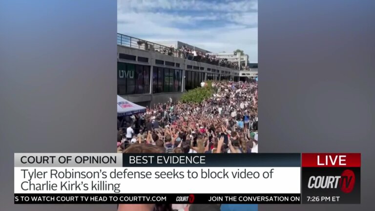 Tyler Robinson's Defense Seeks to Block Video of Charlie Kirk's Killing