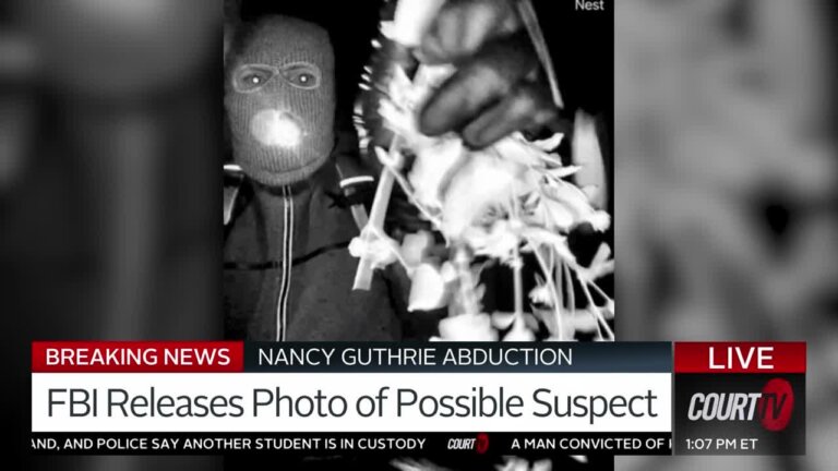 Surveillance Images Show Masked Person Outside Nancy Guthrie's Home