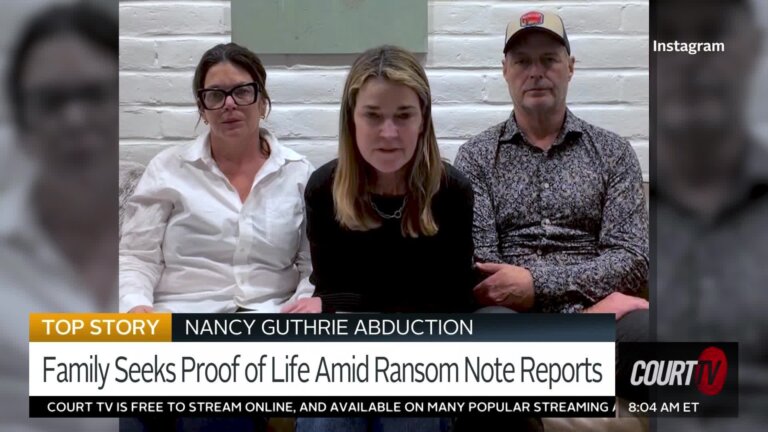 Nancy Guthrie: Family Seeks Proof of Life Amid Ransom Note Reports