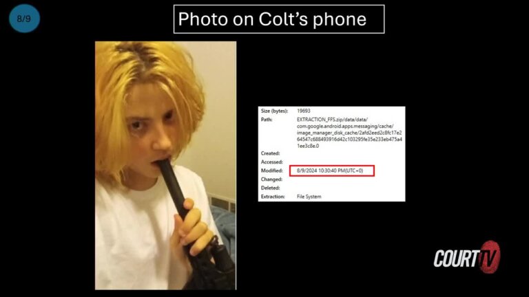 Photo Shows Colt Gray With Gun Barrel In His Mouth