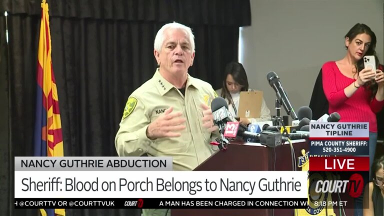 Sheriff Releases Timeline of Night Nancy Guthrie Vanished