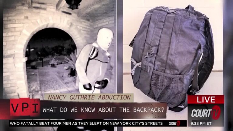 What Do We Know About the Suspect's Backpack in Nancy Guthrie Case