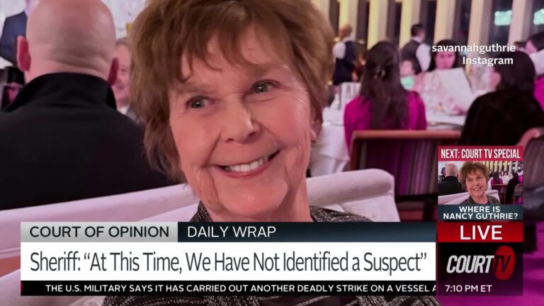 Authorities Restrict Roadway in Front of Nancy Guthrie's Home