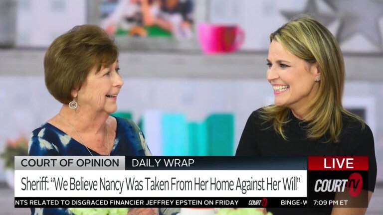 Savannah Guthrie's Mother, Nancy Abducted From Her Home