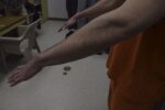 arms extended