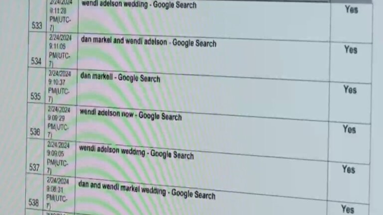 Murder Plot Foreshadowing: Tracey Grist’s Search History Includes Adelson Family