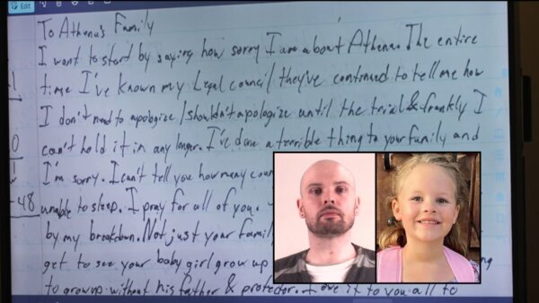 Tanner Horner confesses to Athena Strand’s murder in jail letters
